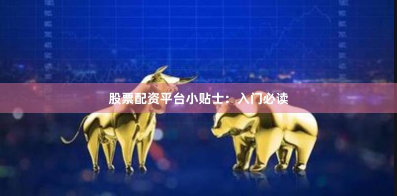 股票配资平台小贴士：入门必读